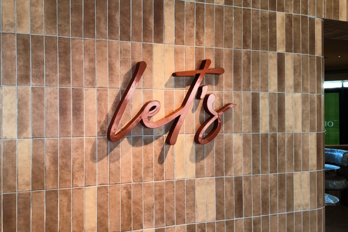 3D Reception Sign - Abu Dhabi