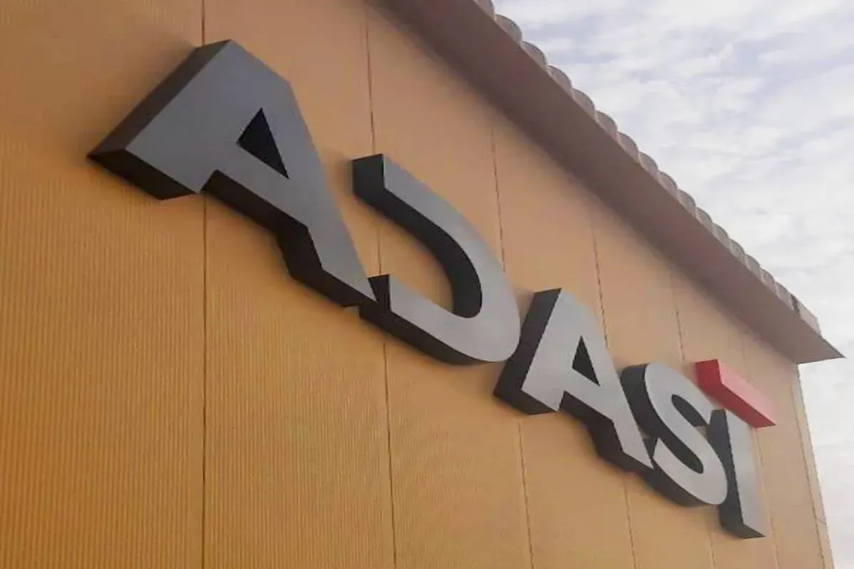 Building Facade Signage none illuminated with metal build and RAL finish
