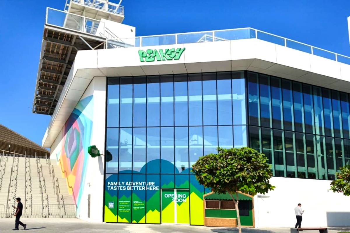 Building Facade Sign - Peaksy, Yas Island