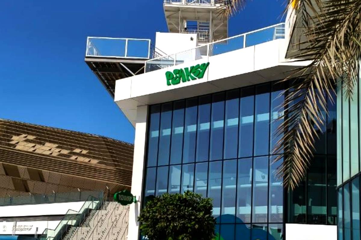 building facade signage installed by Ninety Nine Advertising LLC Yas Island Abu Dhabi
