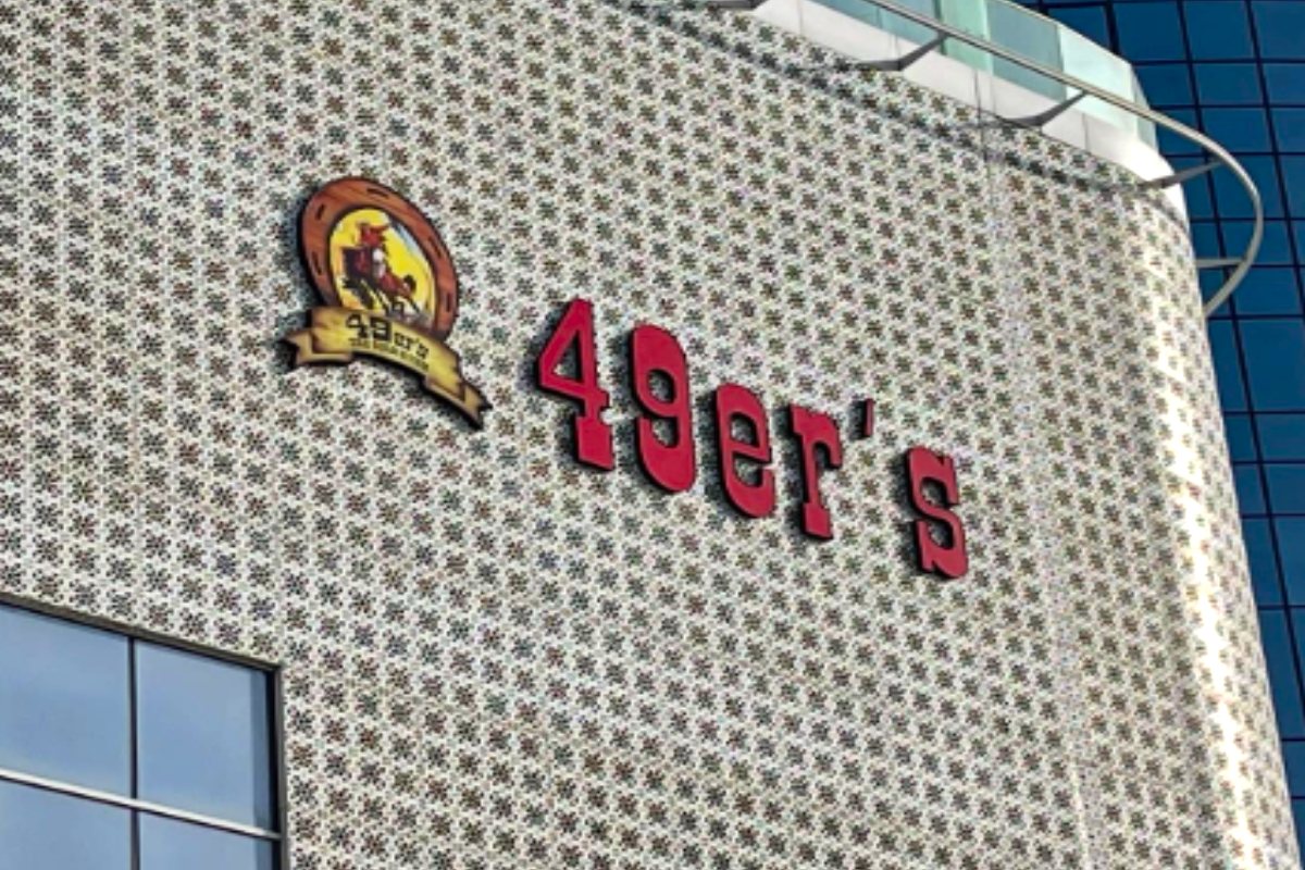 Completed transformation of signage installation by Ninety Nine Advertising LLC