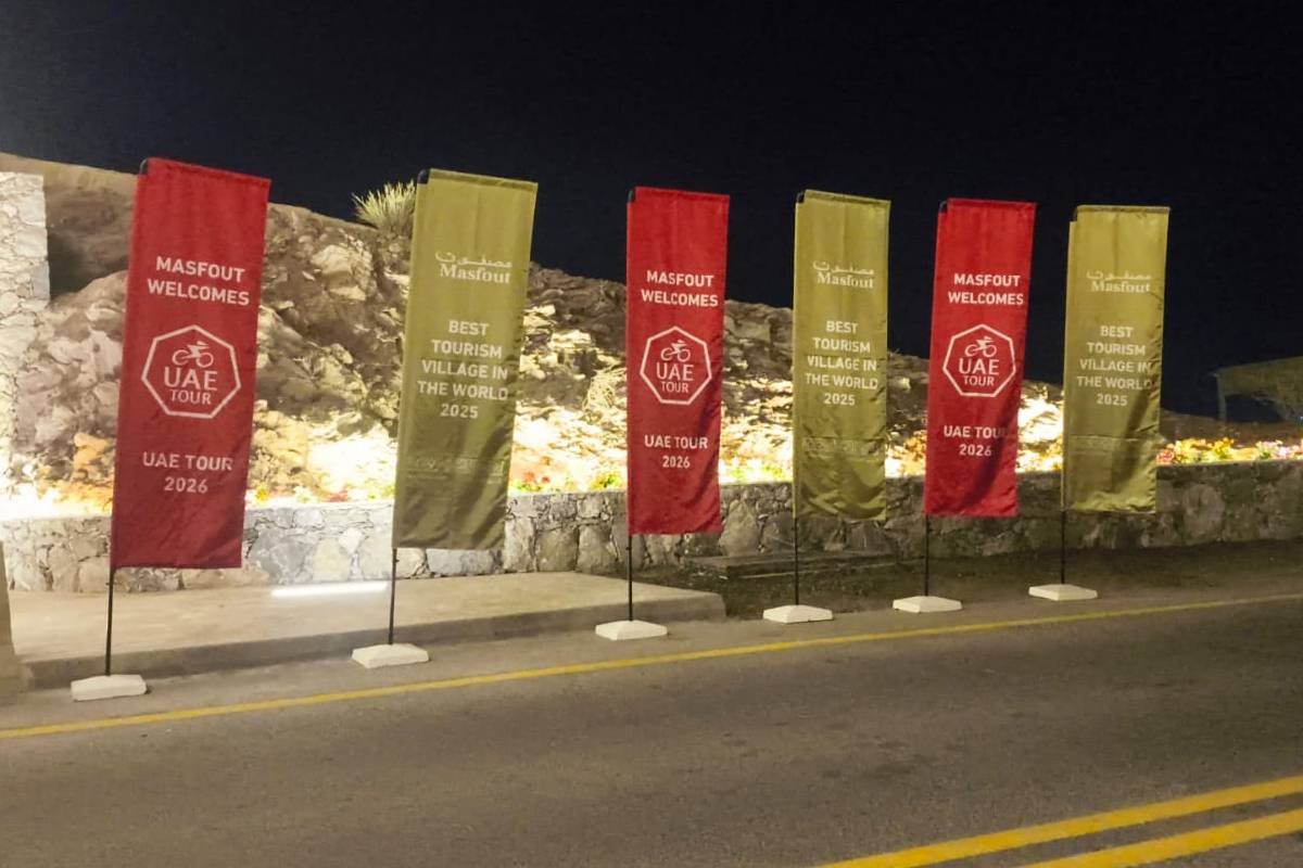 L-shape Flags - Masfout, Ajman