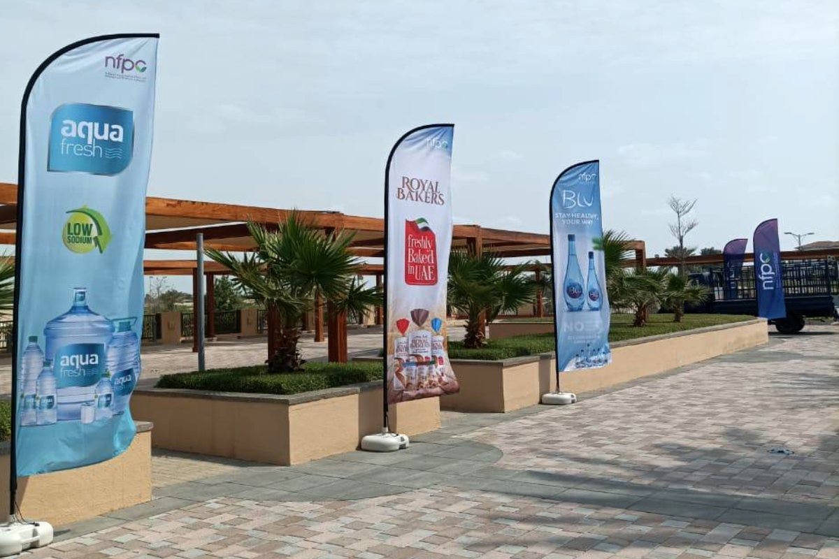 Feather Flags - Abu Dhabi