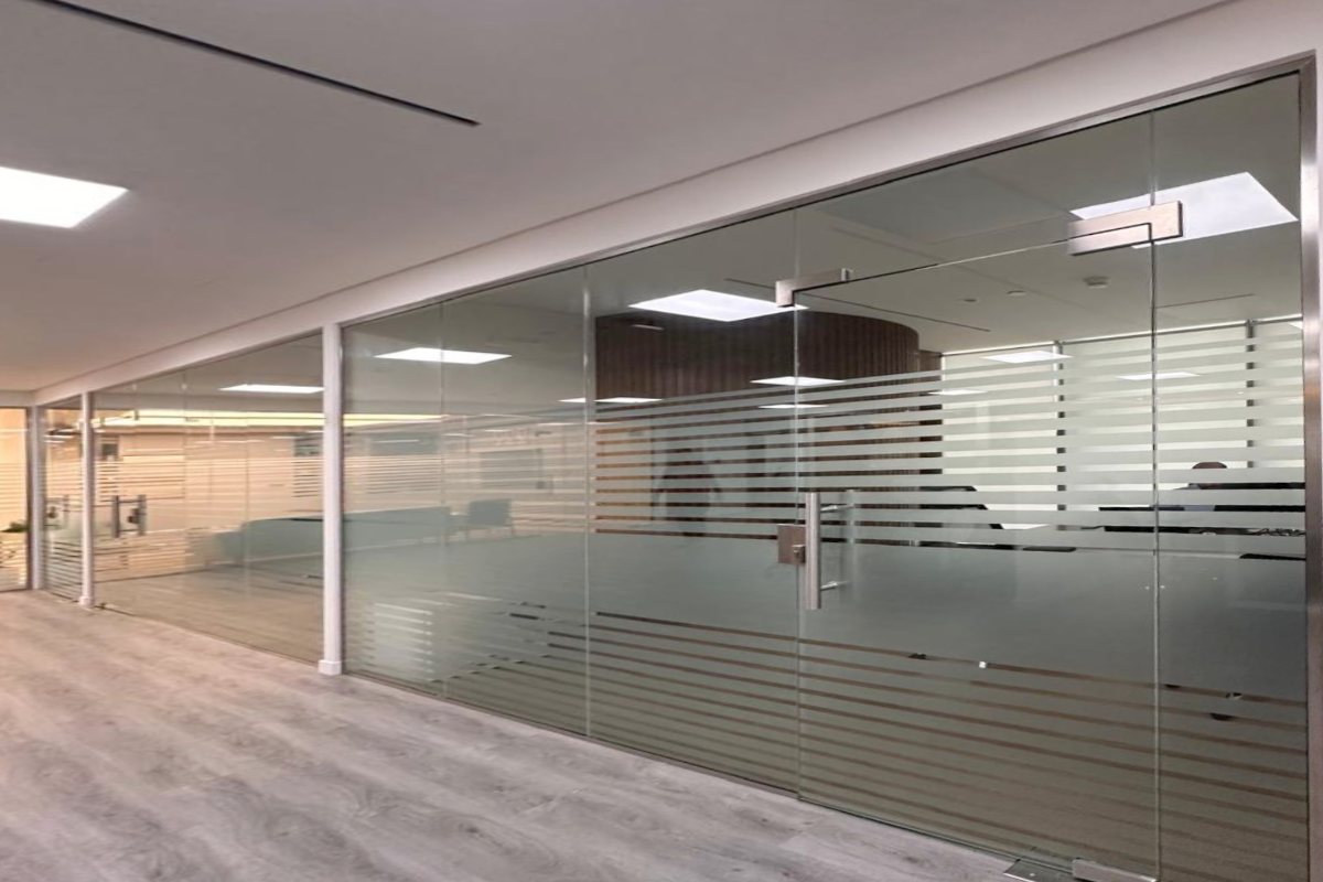 Frosted glass for office privacy for OFCO in Abu Dhabi