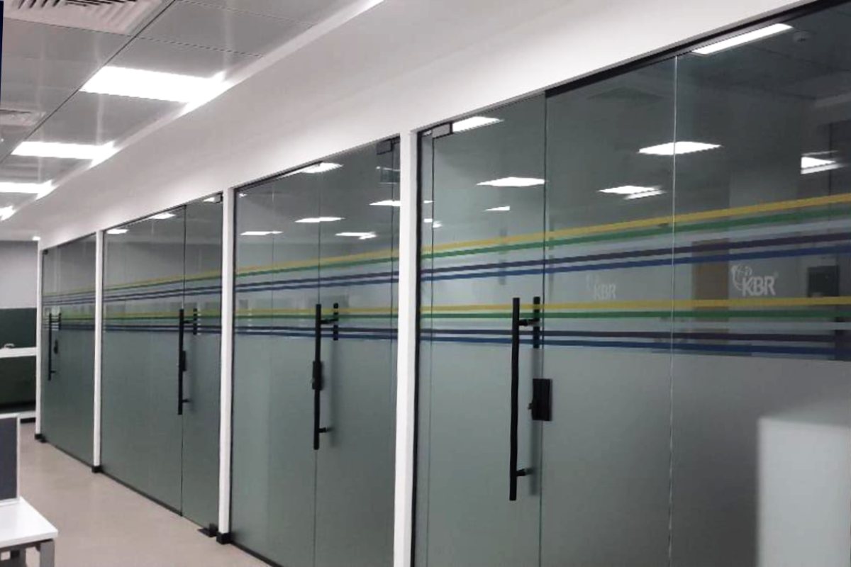 Frosted Glass Sticker - Printed Design
