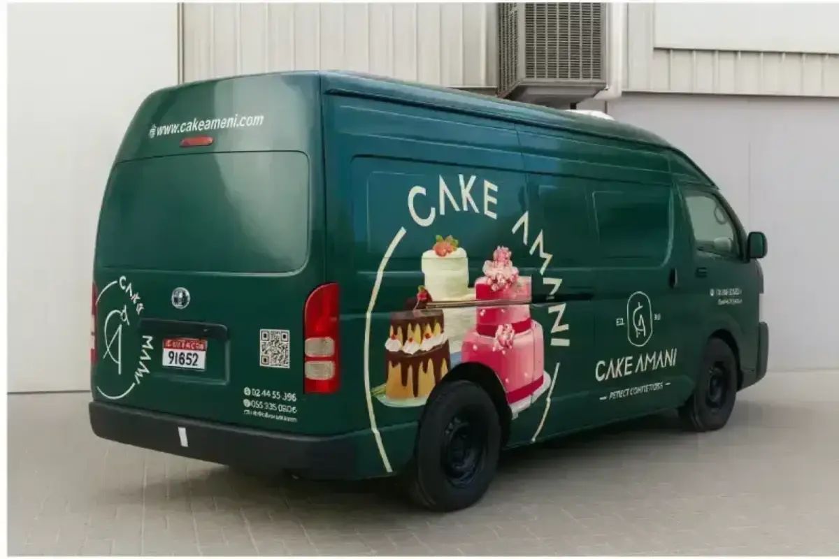 full-vehicle-branding-delivery-van-wrap-cast-vinyl-cake-amani-fleet