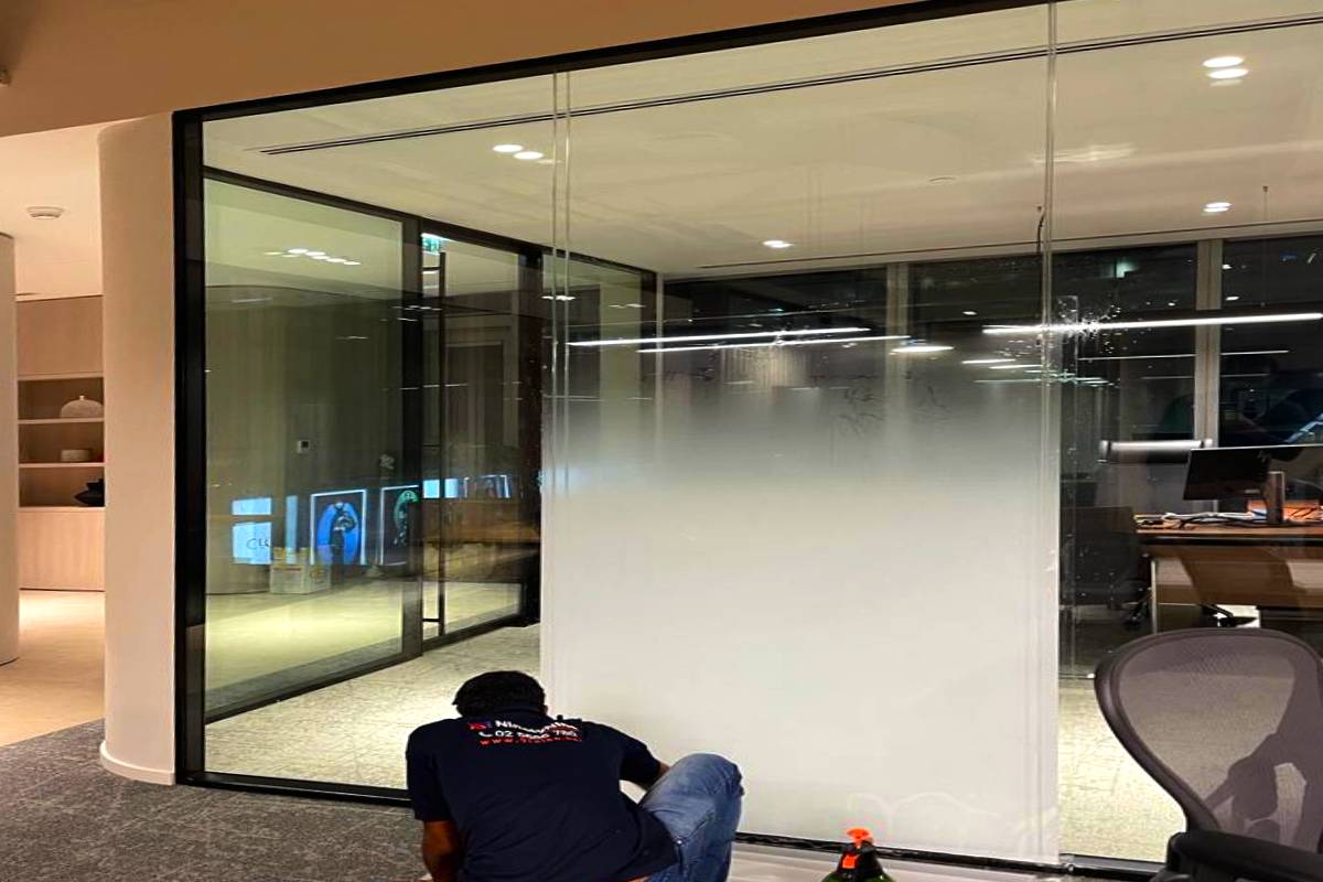 Gradient Clear Sticker - Abu Dhabi