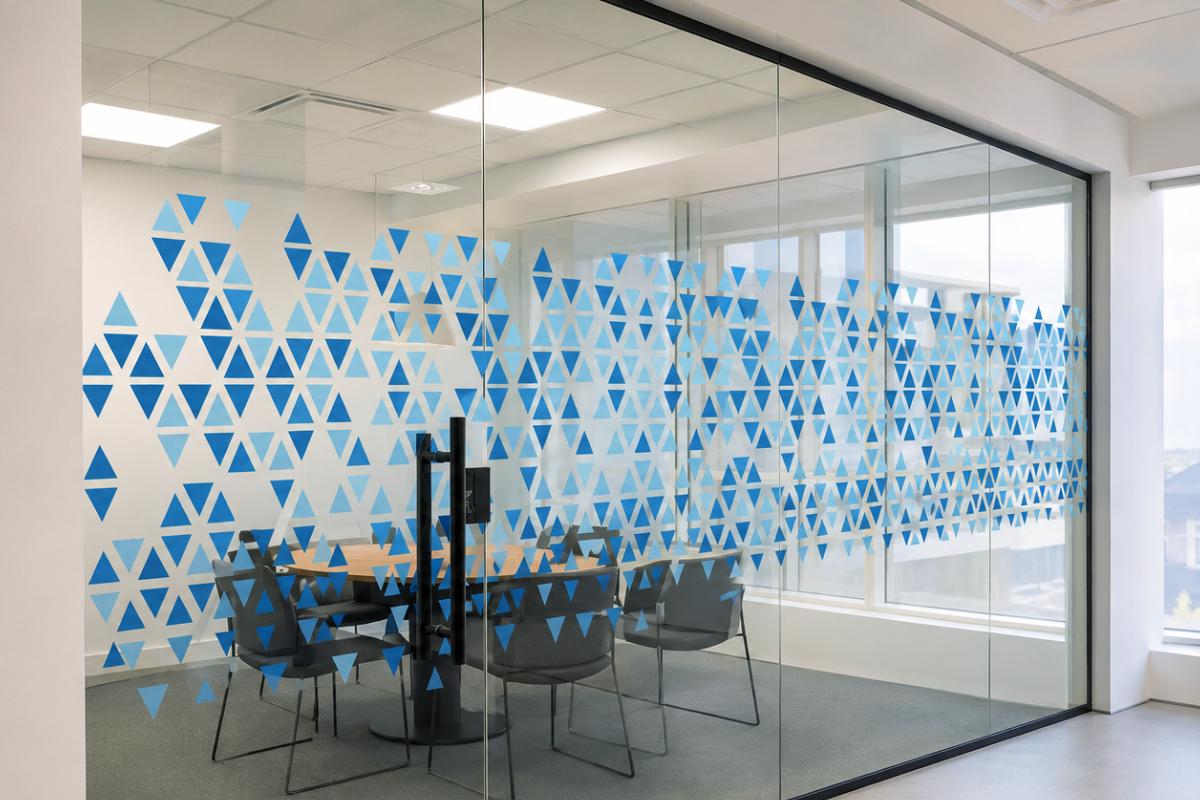 optically clear printed window stickers branding