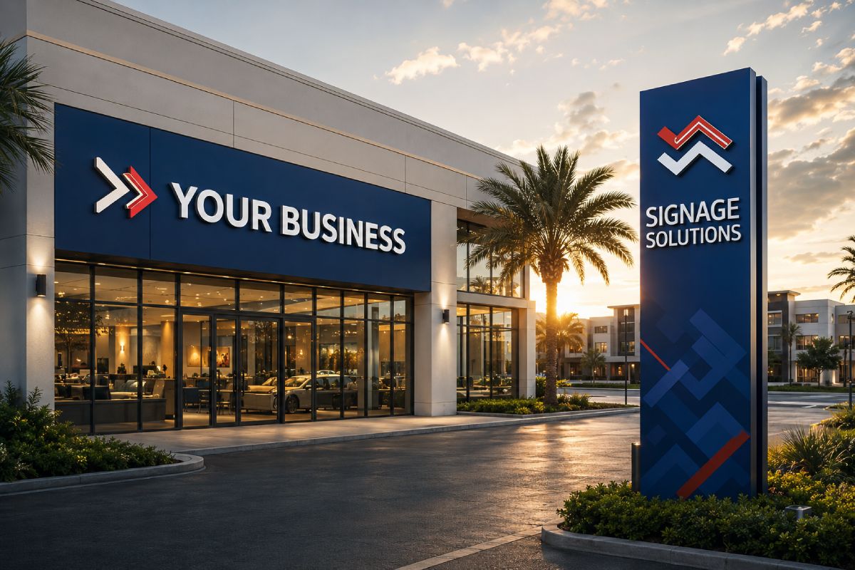 Exterior Signage Services in Abu Dhabi