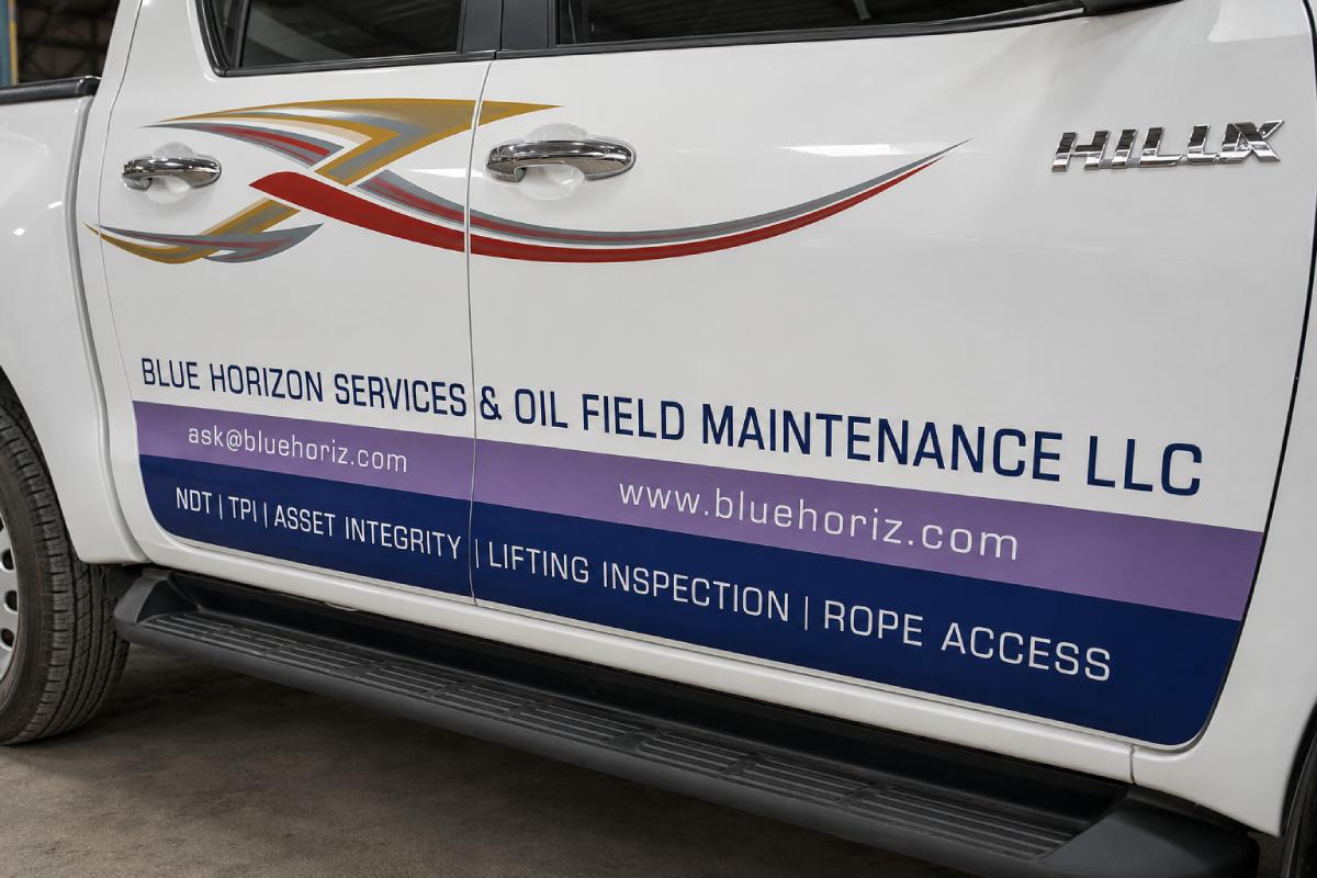 pick up lettering and decals in Abu Dhabi