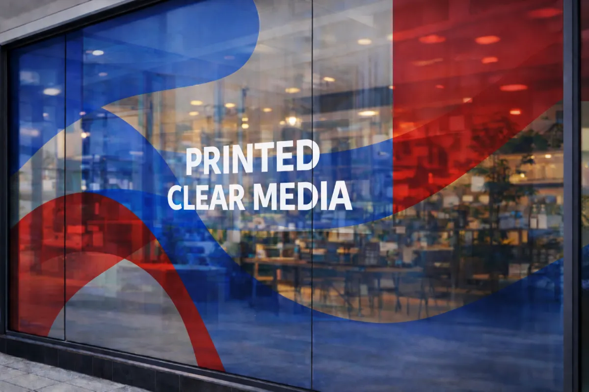 Printed Optically Clear Sticker
