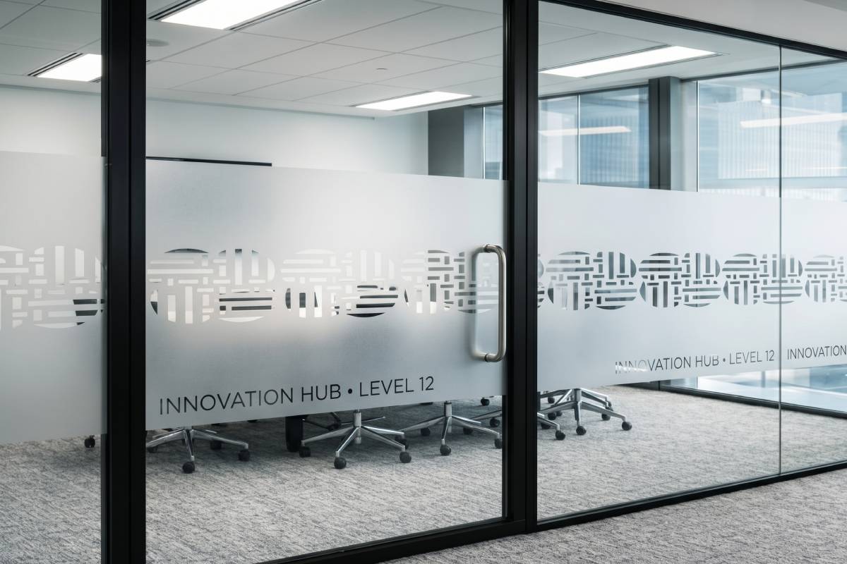 Office Frosted Stickers