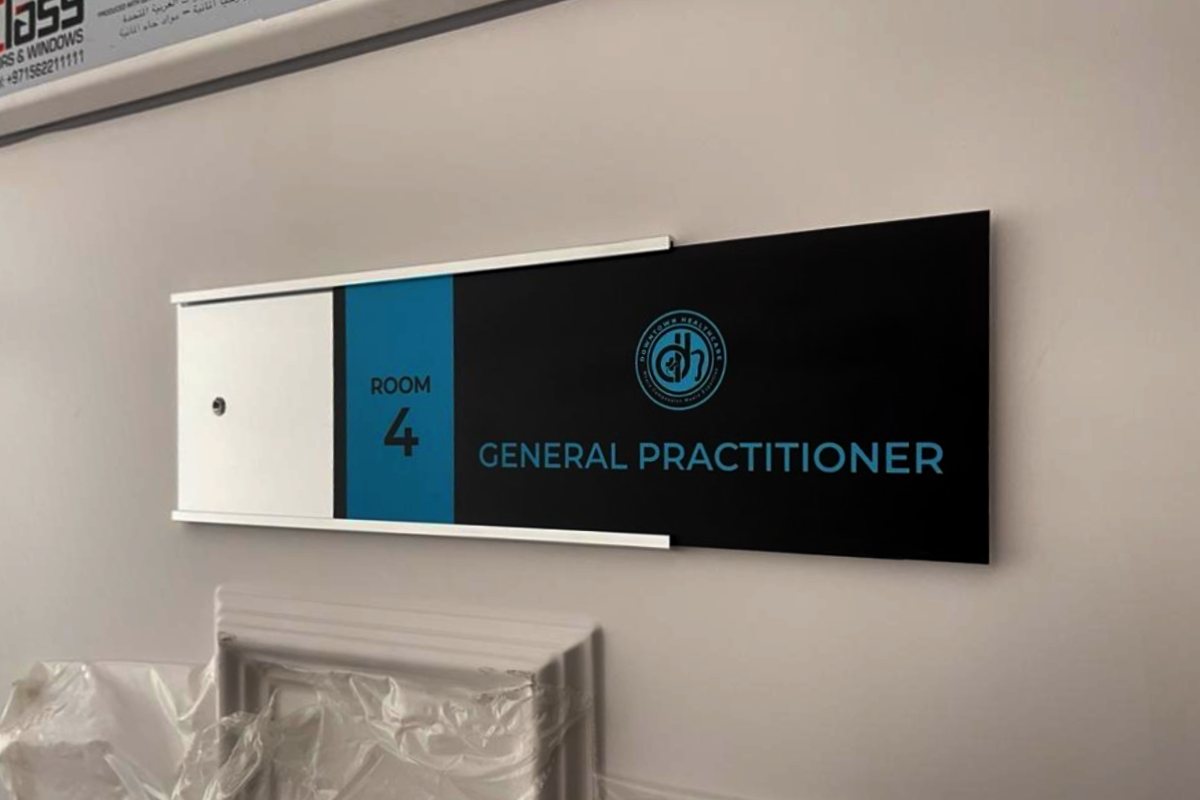 Office Door Sign Types for Offices in Abu Dhabi