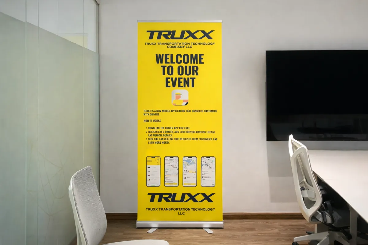 Roll Up Banner Stand - Standard Size