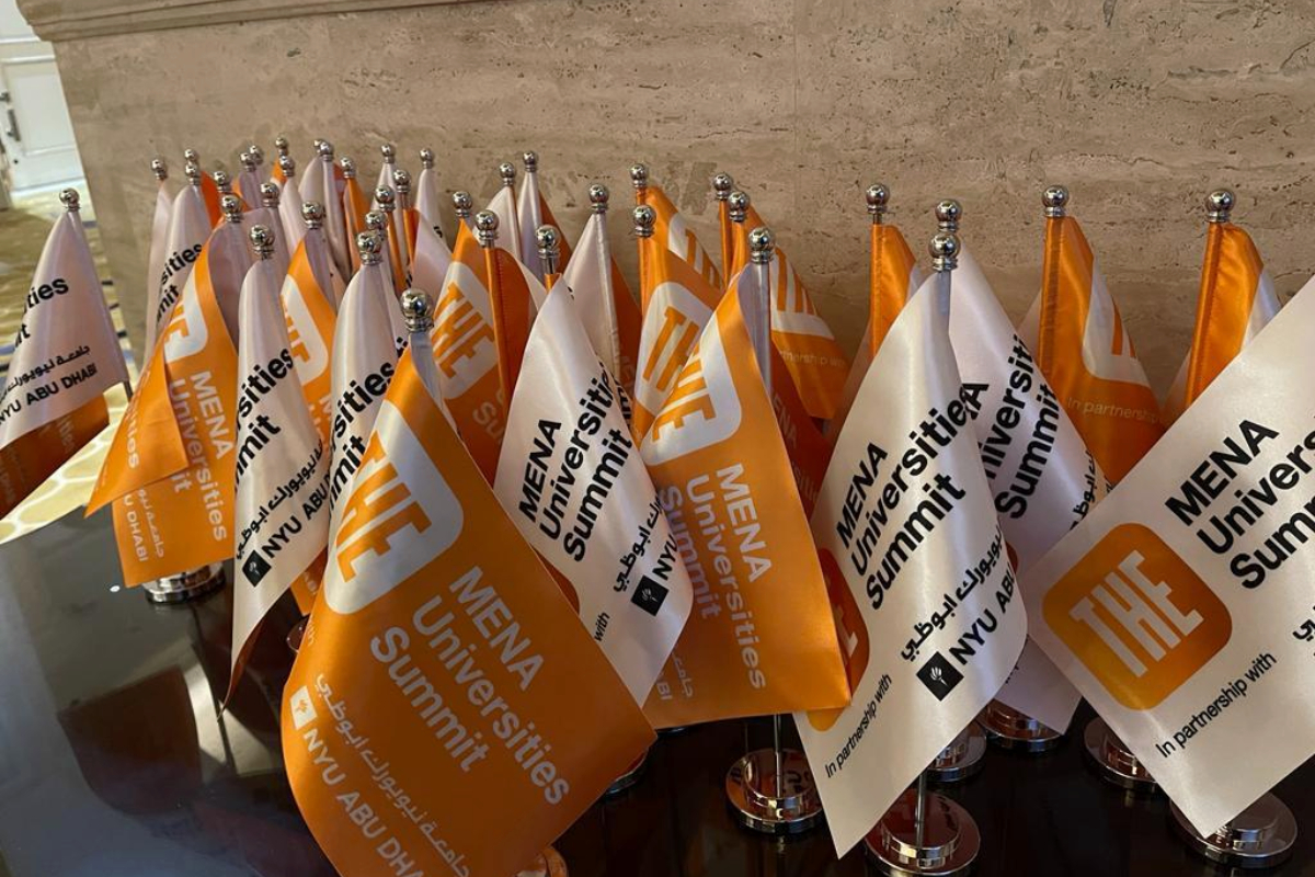 Table Flag Printing for NYU Abu Dhabi Mena Universities Summit
