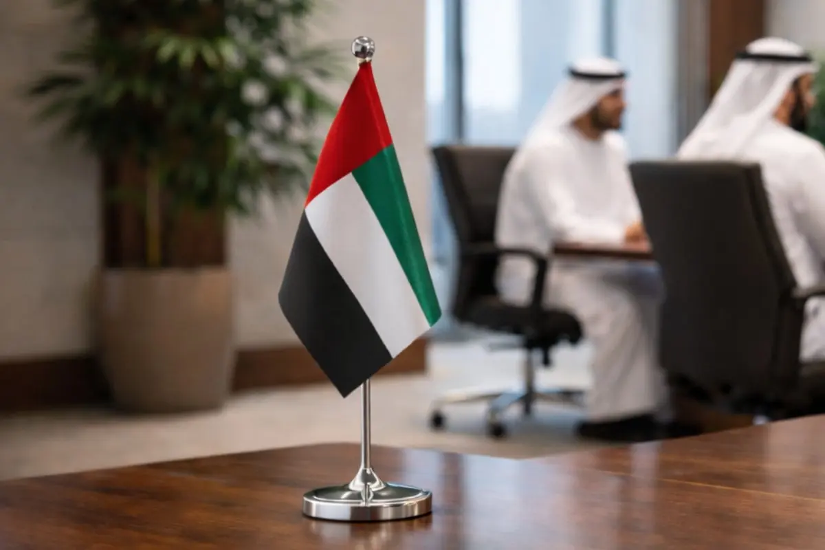 Flag Printing in UAE: How to Choose Feather, L-Shape, or Table Flags
