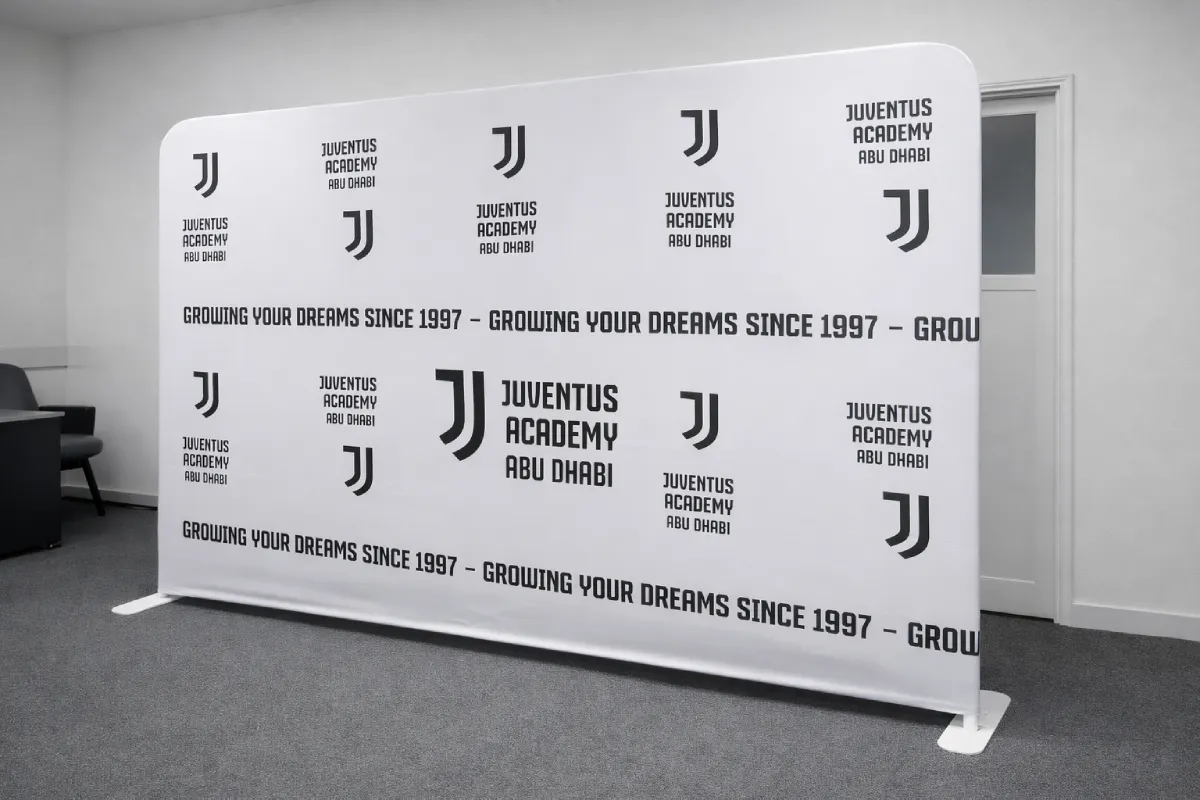 Tension Fabric Backdrop - Juventus Academy