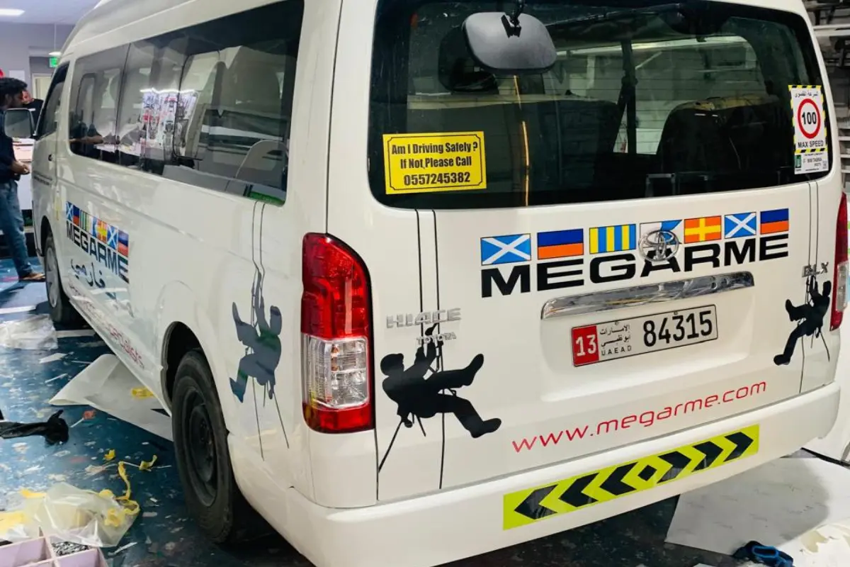 Vehicle Lettering - Megarme, Abu Dhabi