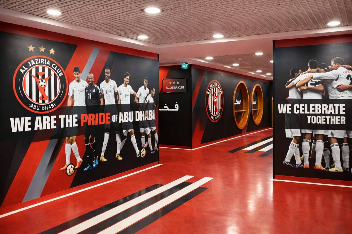 Wall Full Graphics - Al Jazeera Club, Abu Dhabi